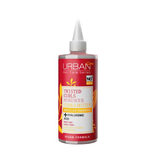 Göndörséget fokozó micellás sampon hibiszkusszal, sheavajjal és hialuronsavval 340 ml