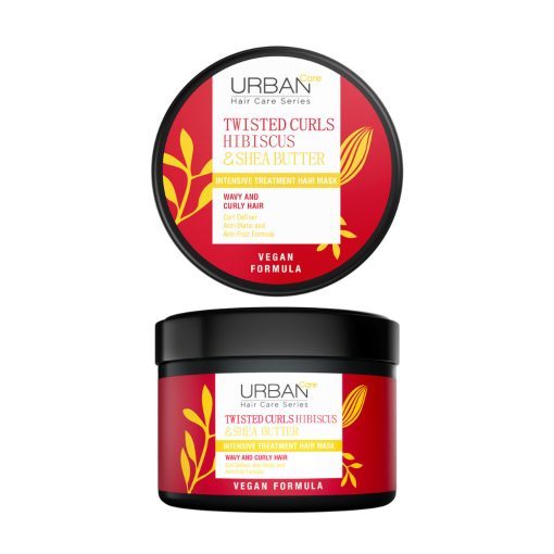 Göndörséget fokozó intenzív hajpakolás hibiszkusszal és sheavajjal 230 ml