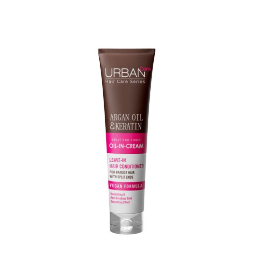 Tápláló és töredezés elleni öblítés nélküli krémes hajbalzsam argánolajjal és keratinnal 150 ml