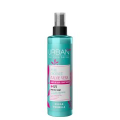   Szín- és fényvédő öblítés nélküli hajápoló spray kókuszolajjal és aloe verával 200 ml