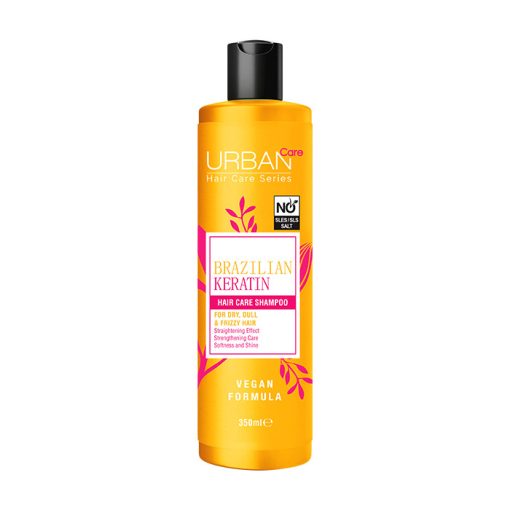 Hajerősítő és -kiegyenesítő sampon keratinnal száraz, fénytelen és szöszös hajra 350 ml