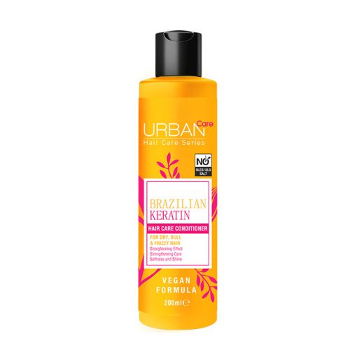 Hajerősítő és -kiegyenesítő hajbalzsam keratinnal száraz, fénytelen és szöszös hajra 200 ml