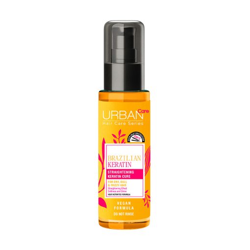 Hajerősítő és -kiegyenesítő hajszérum keratinnal száraz, fénytelen és szöszös hajra 75 ml